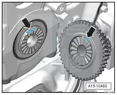 奥迪发动机正时皮带安装示意图(2)
