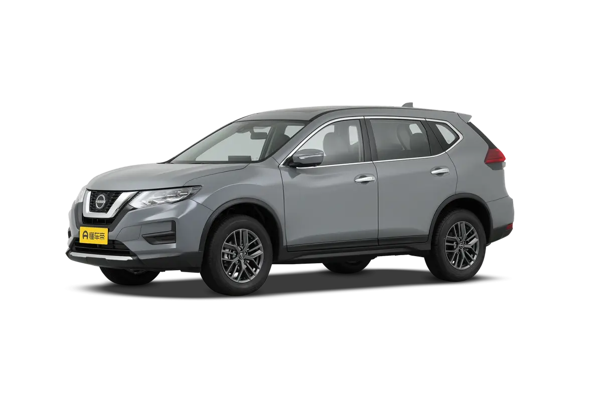 Серый Nissan X-Trail Glory 2025, вид спереди сбоку